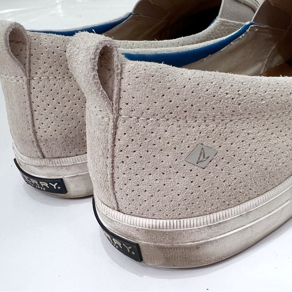 SPERRY Top Sider Women Crest Moonbeam Perf Loafers Size 12 - Picture 8 of 10